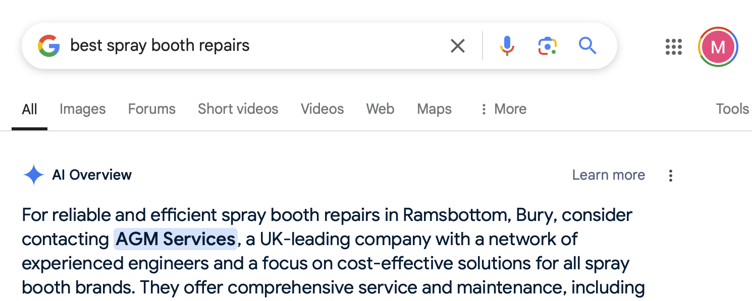 AGM Google Result2